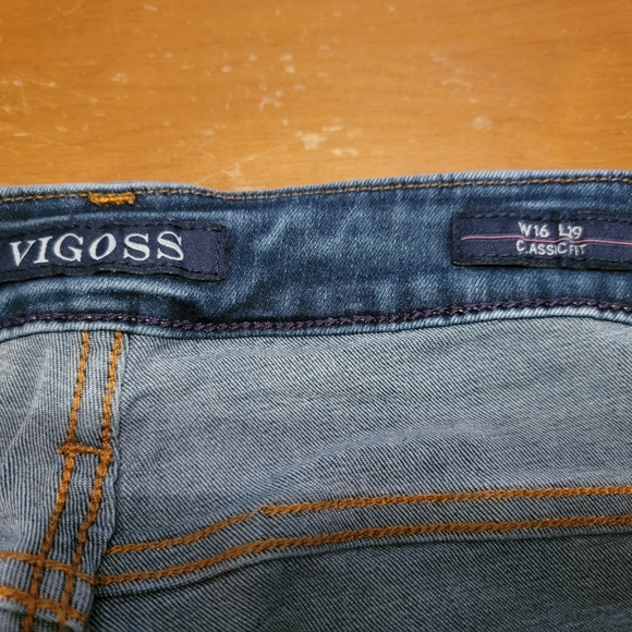 Maurices Vigoss Jagger Classic Fit Skinny Jeans Womens Plus Size 16 - Picture 5 of 10